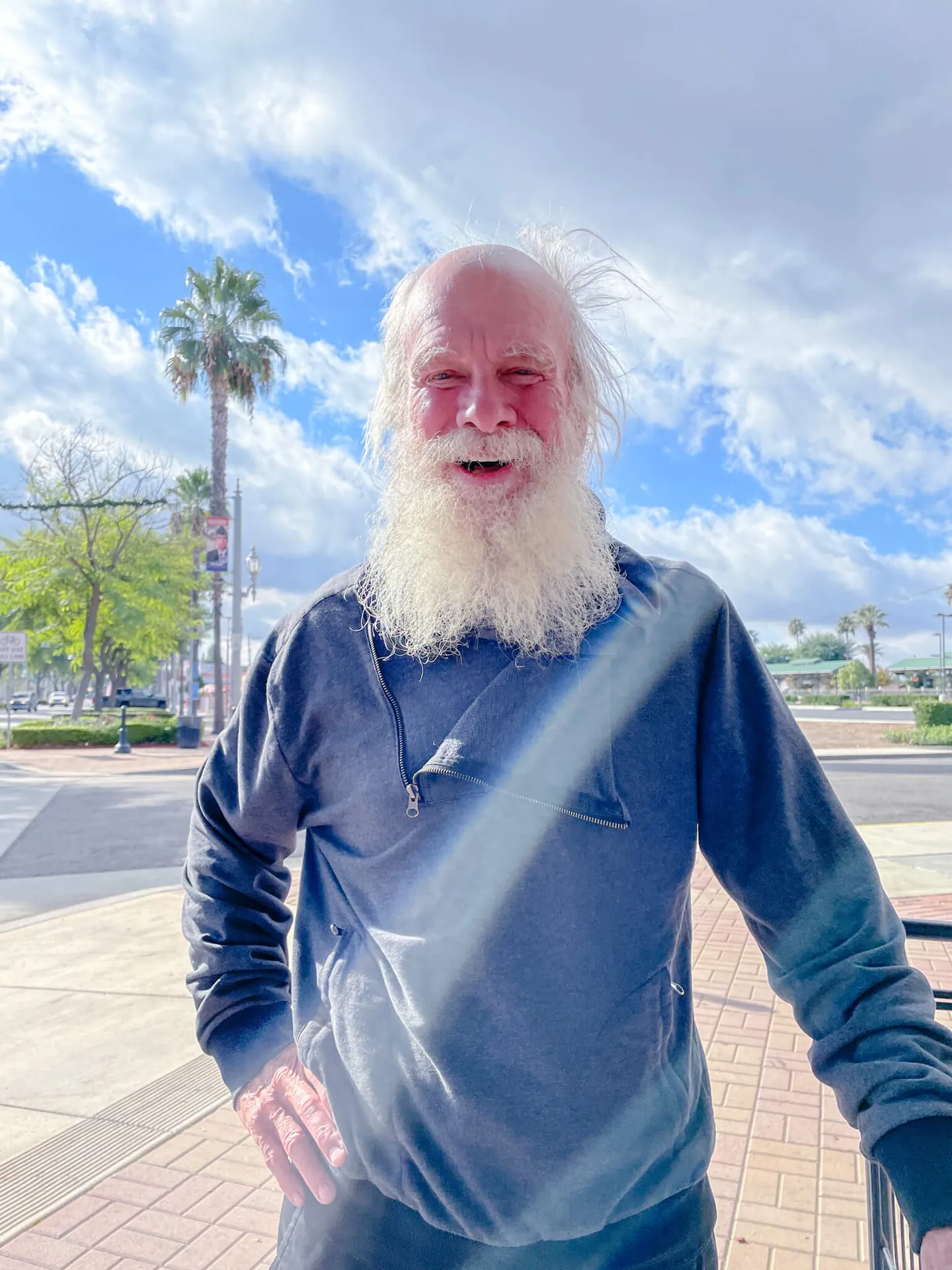 When Doug Daniels preaches about the glory of God, it almost seems that someone divine is looking down on him.
Credit: Photo by Don Ray