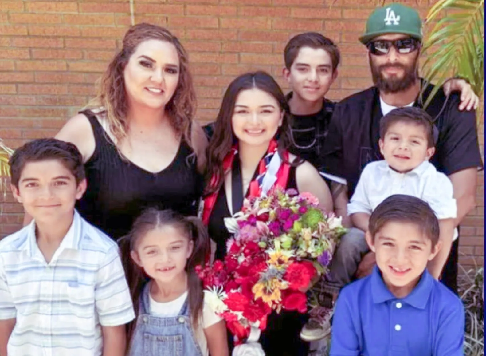 Hit-and-Run on Interstate 215. Gilberto Sotelo, wearing sunglasses, was killed by a Texas county sheriff’s corporal in a hit-and-run on Interstate 215 last August.
Credit: Family photo via GoFundMe