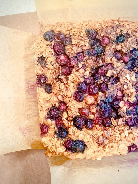 Blueberry Oatmeal Bake