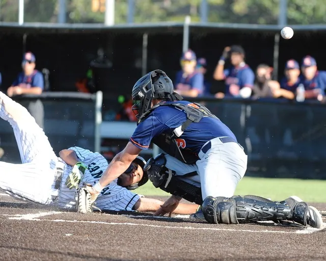 Santiago erased a three-run deficit, defeating visiting Eastvale Roosevelt 5-4, in eight innings in a Big VIII League game.