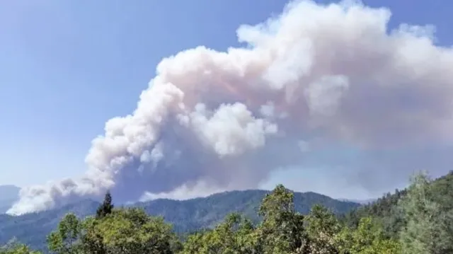 Government Shutdown. Delta Fire, Sept. 5, 2018.
Credit: Photo by U.S. Forest Service