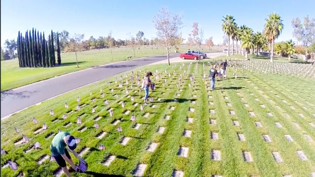 Memorial Day Weekend Flag Placements. Honoring Our Fallen