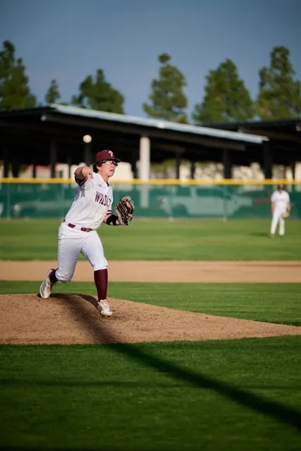 Wildcats pitcher #31 Melo Villegas fires a fastball