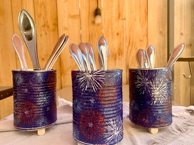 Recycled Utensil Holders