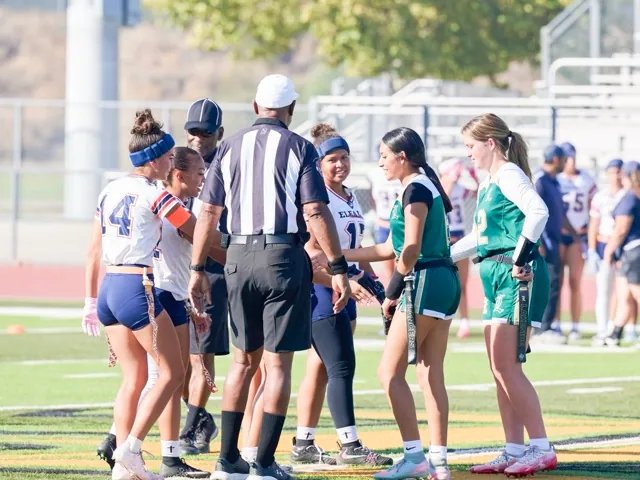 The Lakeside Lancers lost 27-0 to the Eastvale Roosevelt Mustangs in a nonleague girls flag football game on Wednesday, Sept. 2, in Lake Elsinore.